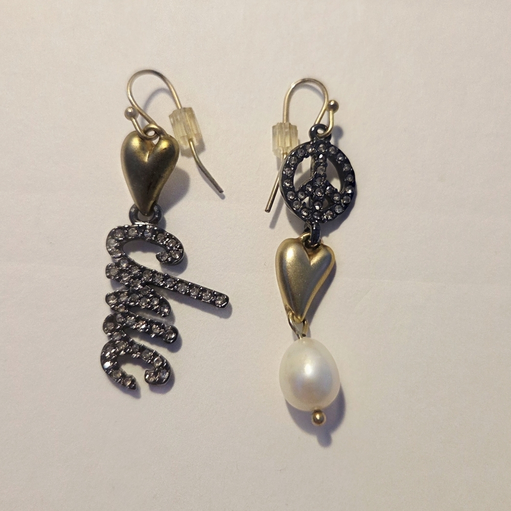Peace And Chic Mismatched Earrings